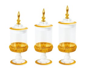 Toples Permen Kaca Lily G306